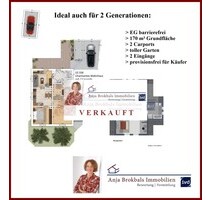 2-Familienhaus in Isselhorst: EG barrierefrei, 170 m², 2 Carports, toller Garten, 2 Eingänge - provisionsfrei für Käufer - Gütersloh 2-Familienhaus in Isselhorst: EG barrierefrei, 170 m², 2 Carports, toller Garten, 2 Eingänge - provisionsfrei für Käufer - Gütersloh
